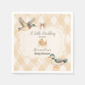 Serviette En Papier Un Petit Baby shower De Canard (Devant)