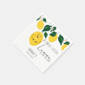 Serviette En Papier un petit Baby shower de citron (Coin)