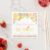 Serviette En Papier Un petit Baby shower de citron doux (En situation)