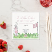 Serviette En Papier Un Petit Baby shower De Golf Rose Putter (En situation)