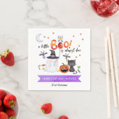Serviette En Papier Un Petit Baby shower D'Halloween (En situation)
