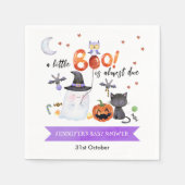 Serviette En Papier Un Petit Baby shower D'Halloween (Devant)