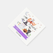 Serviette En Papier Un Petit Baby shower D'Halloween (Coin)