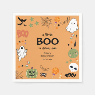 Serviette En Papier Un Petit Baby shower D'Halloween Boo Cute Ghost