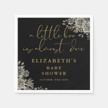 Un Petit Baby shower Floral Gothique Boo