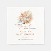 Serviette En Papier Un petit Baby shower Pearl Coastal Pearl (Devant)