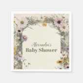 Serviette En Papier Un Petit Boho Nature Fleur sauvage (Devant)