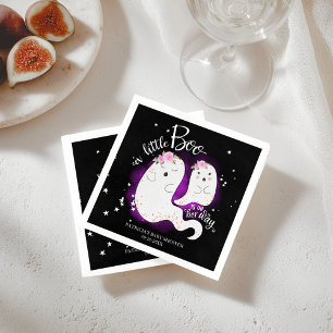 Serviette En Papier Un Petit Boo Joli Baby shower Fille Halloween