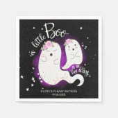 Serviette En Papier Un Petit Boo Joli Baby shower Fille Halloween (Devant)