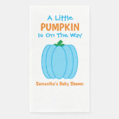 Serviette En Papier Un Petit Citrouille Est En Route (Devant)