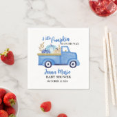 Serviette En Papier Un petit Citrouille est en route pour Foam Boards (En situation)