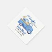 Serviette En Papier Un petit Citrouille est en route pour Foam Boards (Coin)