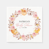 Serviette En Papier Un Petit Citrouille Se Trouve Sur Le Chemin Du Bab (Devant)