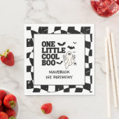 Serviette En Papier Un petit Cool Boo Halloween 1er anniversaire (En situation)