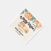 Serviette En Papier Un Petit Cutie Se Trouve Sur Le Chemin Du Baby sho (Coin)