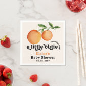 Serviette En Papier Un Petit Cutie Se Trouve Sur Le Chemin Du Baby sho (En situation)