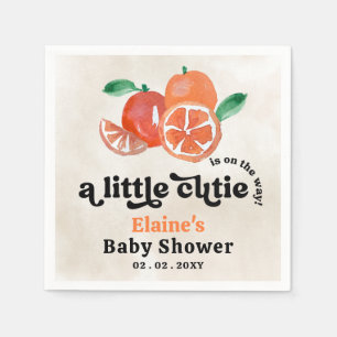 Serviette En Papier Un Petit Cutie Se Trouve Sur Le Chemin Du Baby sho