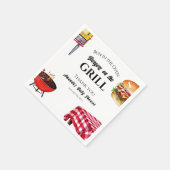 Serviette En Papier Un petit déjeuner buffet froid et chaud est servi  (Coin)