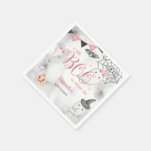 Serviette En Papier Un petit garçon est presque dû Baby shower fille (Coin)