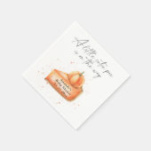 Serviette En Papier "Un petit gâteau est en route" baby shower (Coin)