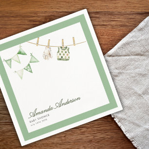 Serviette En Papier Un petit golfeur est en route Garçon Baby Shower