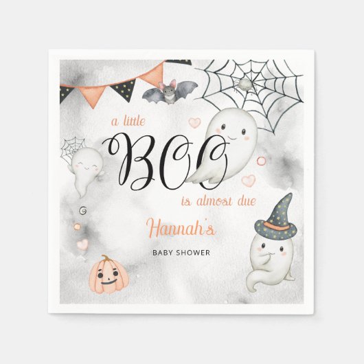 Serviette En Papier Un petit livre est presque attendu Baby shower d'a (Devant)