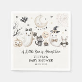 Serviette En Papier Un petit livre est presque dû Baby shower d'Hallow (Devant)