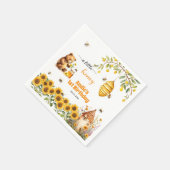 Serviette En Papier Un Petit Miel Chaque Année Anniversaire (Coin)