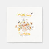 Serviette En Papier Un Petit Miel Sur Le Chemin Baby shower Aquarelle (Devant)