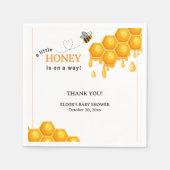 Serviette En Papier Un Petit Miel Sur Le Chemin Honeycomb Baby shower (Devant)