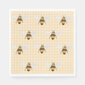 Serviette En Papier Un petit Napkin au miel (Devant)