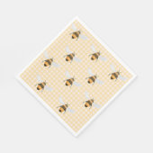 Serviette En Papier Un petit Napkin au miel (Coin)