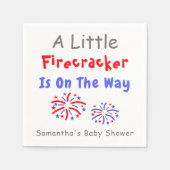 Serviette En Papier Un Petit Pétard Est En Route (Devant)