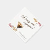 Serviette En Papier Un petit peu Espresso Martini Baby Shower (Coin)