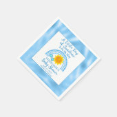 Serviette En Papier Un petit rayon de Sunshine Boy Baby shower (Coin)