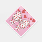 Serviette En Papier Un peu d'amour est sur le chemin baby shower (Coin)