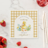 Serviette En Papier Un peu de canard est sur le chemin Baby shower de  (En situation)