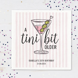 Serviette En Papier Un peu plus âgé Anniversaire sur le thème de Pink