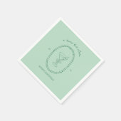 Serviette En Papier Un peu plus âgé" Martini Anniversaire (Coin)