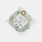 Serviette En Papier Un Peu Sauvage (Coin)