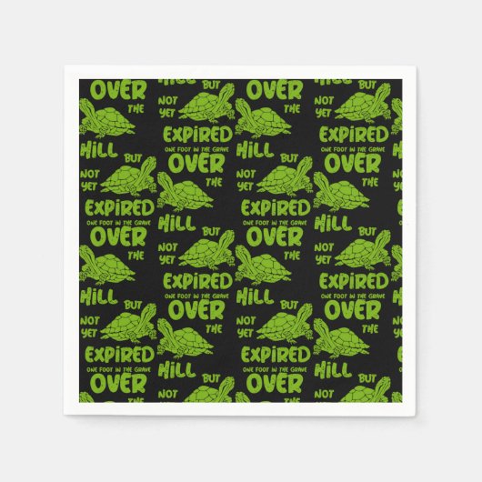 Serviette En Papier Un Pied Dans La Grave (Devant)