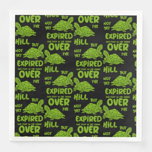 Serviette En Papier Un Pied Dans La Grave (Devant)