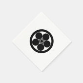 Serviette En Papier un pot de prune rond (Coin)