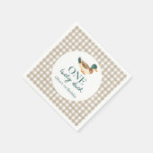 Serviette En Papier Un premier anniversaire de Lucky Duck (Coin)