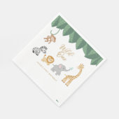 Serviette En Papier Un premier anniversaire sauvage (Coin)