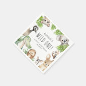 Serviette En Papier Un sauvage ! Anniversaire d'Aussie (Coin)