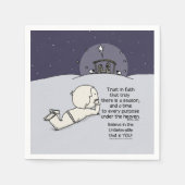 Serviette En Papier Un temps pour chaque fin (Devant)