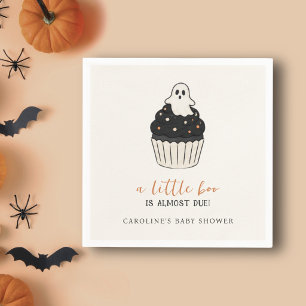 Serviette En Papier Un thème de Halloween Little Boo, un fantôme migno