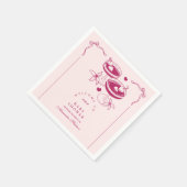 Serviette En Papier Un Tini Sur Le Chemin Du Baby shower (Coin)