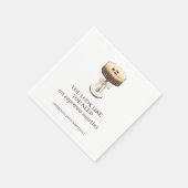 Serviette En Papier Un Tini Un Peu Plus Ancien Espresso Martini fête d (Coin)
